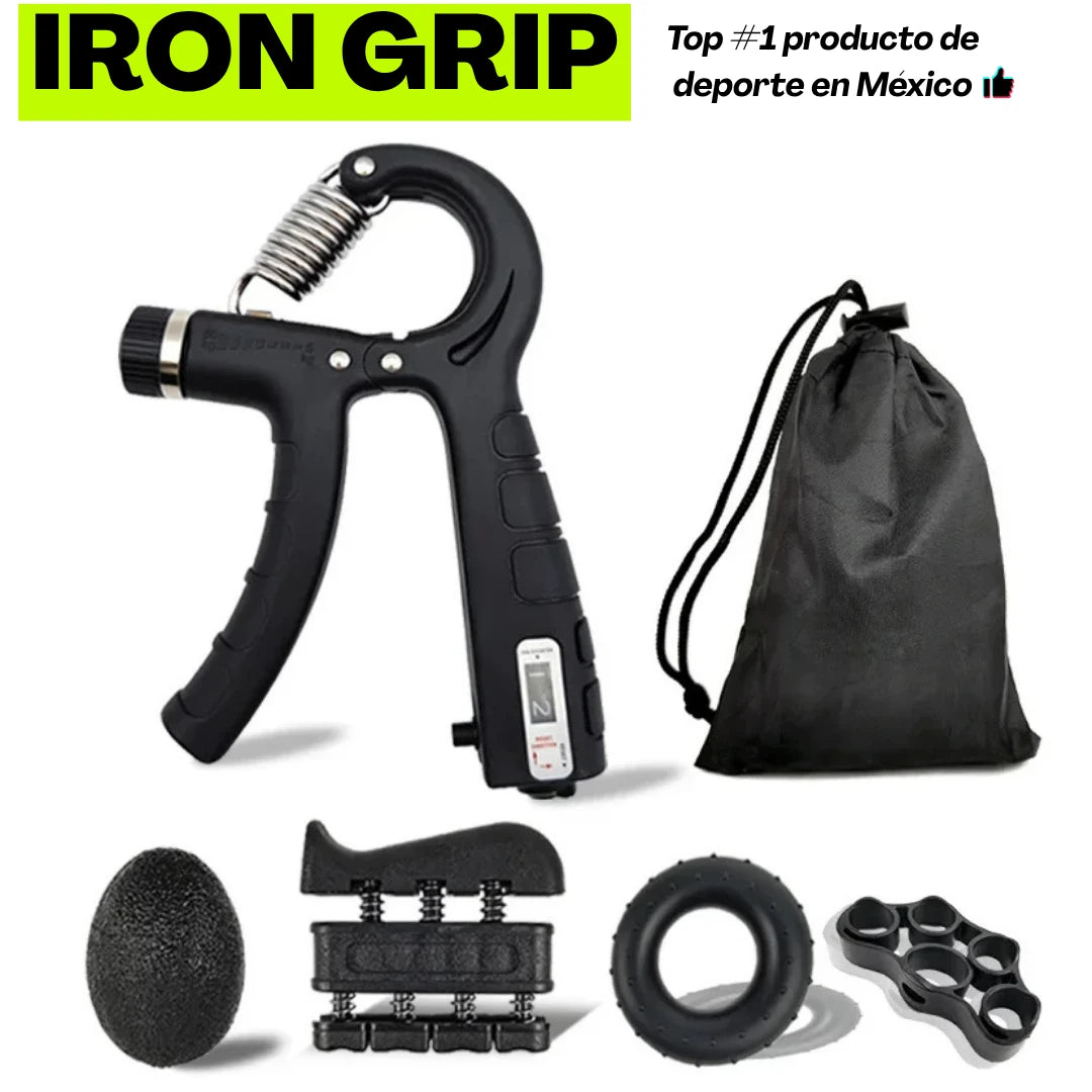 KIT IRON GRIP +20 EJERCICIOS PARA UNOS ANTEBRAZOS PODEROSOS Y VENOSOS